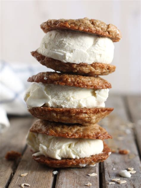 Oatmeal Cream Pie Ice Cream Sandwiches Completely Delicious