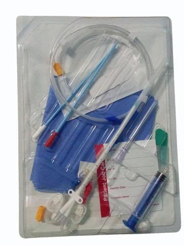 Silicone Double Lumen Hemodialysis Catheter Kit At In Indore