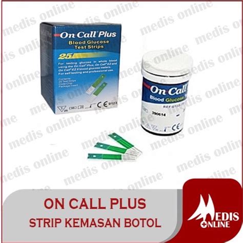 Jual Refill Stik Strip Gula Glucose On Call Plus Oncall Plus