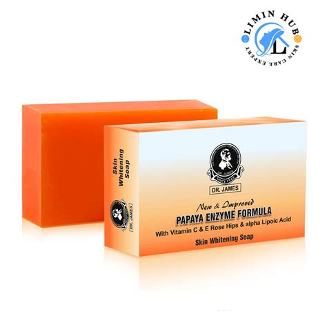 Dr James Papaya Enzyme Skin Whitening Soap Limin Hub