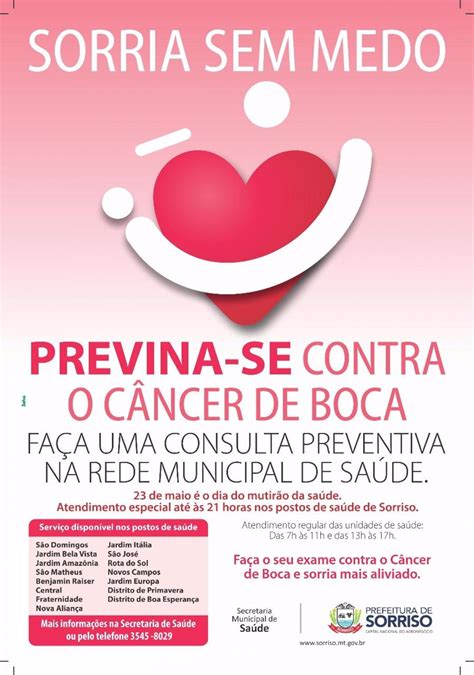 Secretaria De Saúde E Saneamento Realiza Campanha De Prevençã