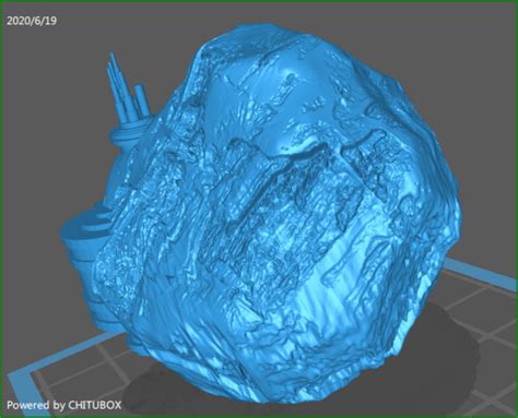 3D Printed Asteroid mining Complex by ogemo1 | Pinshape