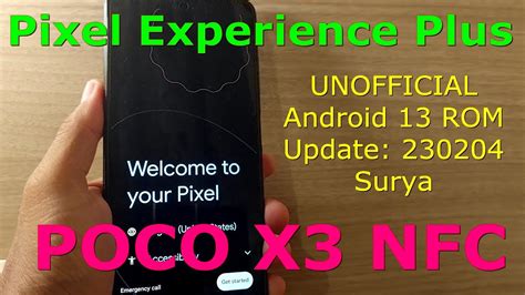 Pixel Experience Plus For Poco X Android Rom Update Youtube