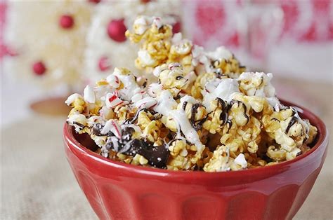 Peppermint Bark Caramel Corn