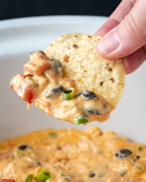 Serve This Melty Crock Pot Chicken Nacho Dip As An Easy Appetizer For