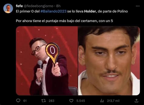 Los mejores memes del debut de Tomás Holder en el Bailando 2023 el