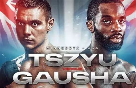 Boxing Tim Tszyu Vs Terrell Gausha Broadcast Details And Start Time