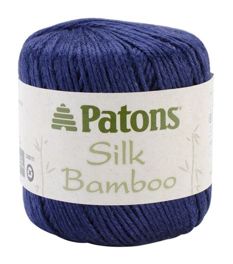 Luxurious Patons Silk Bamboo Yarn for Crochet, Knitting, and Crafts