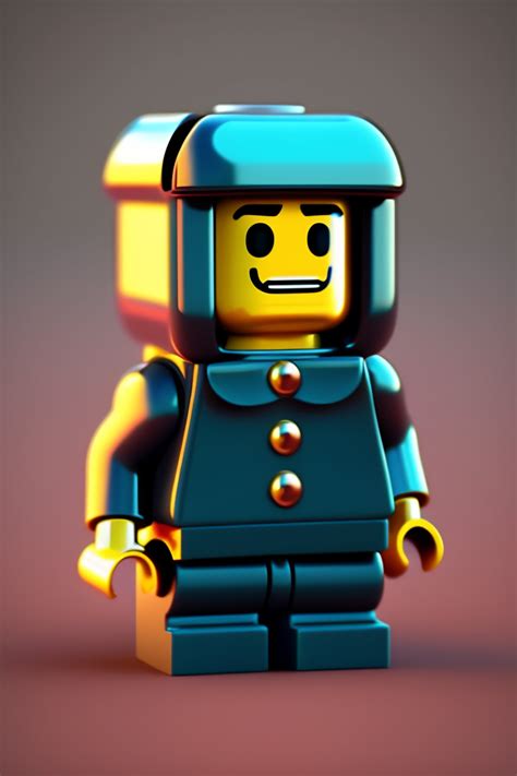 Lexica Cute 3d Render Of Toy Lego Man