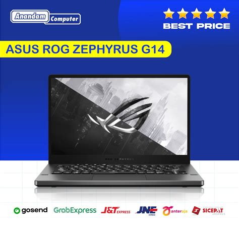 Jual Laptop Asus ROG Zephyrus G14 GA402RJ R7X6B6G O AMD Ryzen 7 6800HS