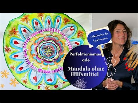 Perfektionismus adé Mandala in Aquarell für sensible Frauen YouTube