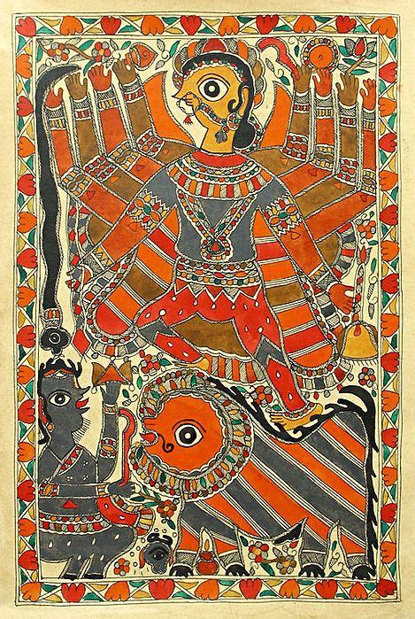 Kalamkari Painting Madhubani Painting Indian Folk Art