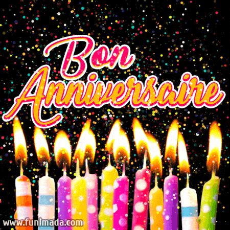 Gif Joyeux Anniversaire Chat