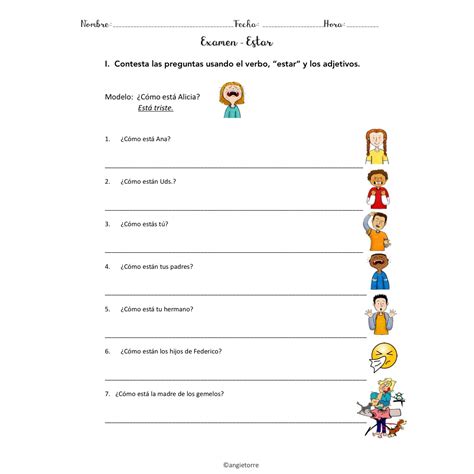 Learning Spanish Worksheets Printable