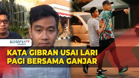 Begini Jawaban Gibran Rakabuming Usai Lari Pagi Bersama Bakal Capres