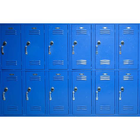 Blue High School Lockers