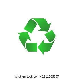 Recycle Logo Green Separated Vector Isolated Stock Vector (Royalty Free ...