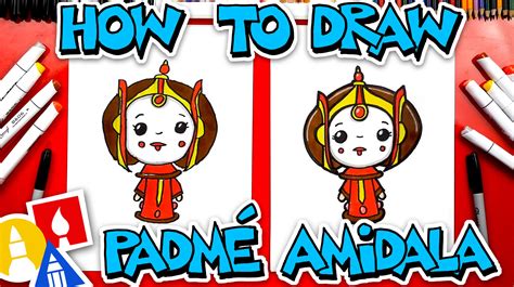 How To Draw Padmé Amidala From Star Wars - Art For Kids Hub