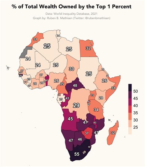 Global Wealth Inequality Mapped Vivid Maps