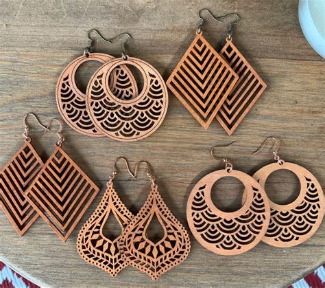 Laser Cut Jewelery Laser Cut Wood Jewelry Laser Cut Wood Crafts Wood