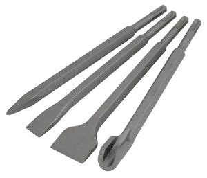 Pc Sds Plus Masonry Chisel Set Flat Wide Point Groove Ebay