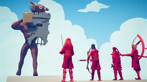 Giant Minotaur Vs Every Faction Totally Accurate Battle Simulator