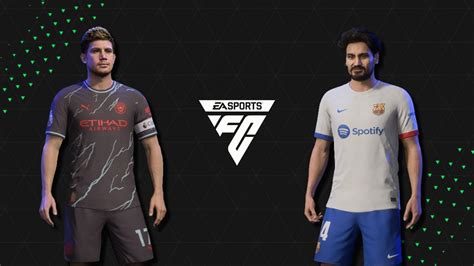 EA Sports FC 24 Man City Vs Barcelona Gameplay Third Kits 23 24