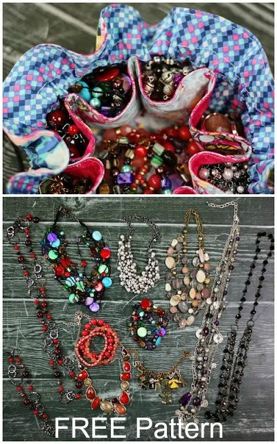 Drawstring Jewelry Pouch Free Sewing Pattern Sew Modern Bags