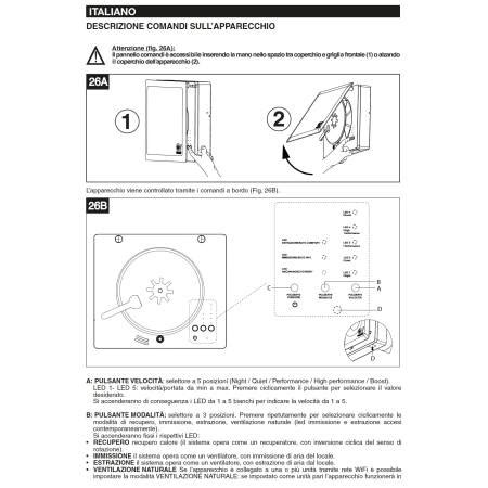 Recuperatore Di Calore VMC Vortice Vort HRW 40 Mono EVO Wifi 12442