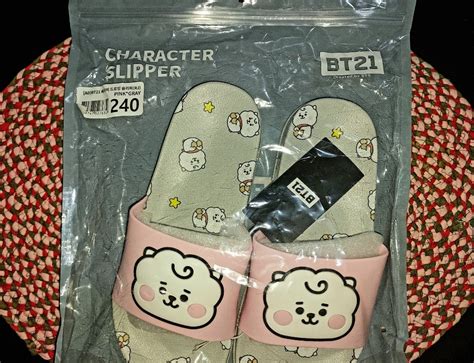 Bt21 Drawing Slippers Hobbies And Toys Memorabilia And Collectibles K
