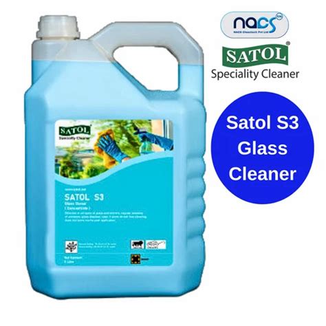 Liquid Satol S3 Glass Cleaner Packaging Type Can 5 L At Rs 75 Litre