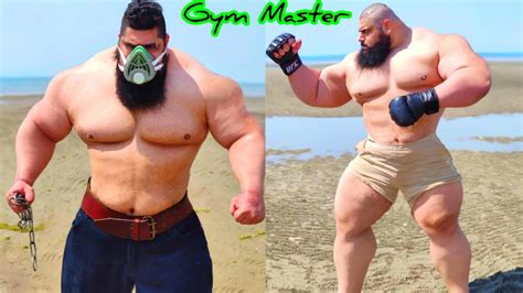 Sajad Gharibi Iranian Hulk World S Biggest Man Gym Master Youtube