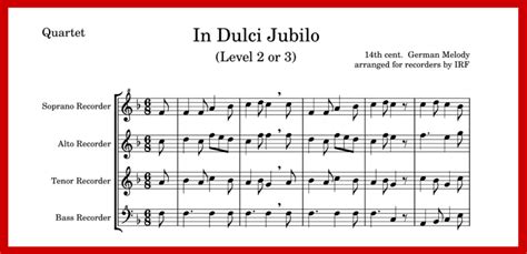 In Dulci Jubilo Christmas Song