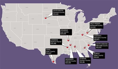 New Data Reveals The Poorest Counties In America Daily Mail Online