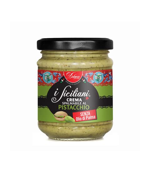 Crema Spalmabile Al Pistacchio Senza Olio Di Palma I Siciliani Dolgam