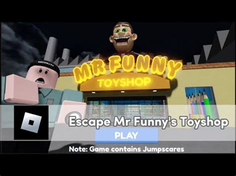 Roblox Escape Mr Funny S Toyshop Obby Gameplay YouTube