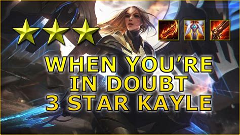 Chrono Star Kayle Easy Win Tft Teamfight Tactics Galaxies Patch