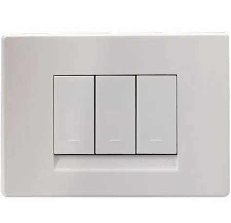 10a Landt Englaze Snow White Modular Switch 3m 1 Way At Rs 75piece In Ahmedabad