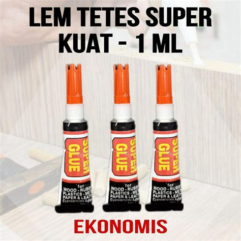 Jual Lem Tetes Super Kuat Power Instant Glue Glu Serbaguna Korea Jepang