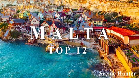 12 Best Places To Visit In Malta Malta Travel Guide Youtube