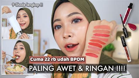 AWET RINGAN REVIEW UJI KETAHANAN LIP CREAM MURAH BPOM SALSA