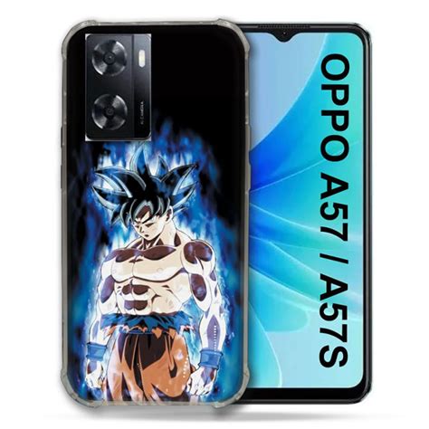 Coque Pour Oppo A57 A57s Manga Dragon Ball Sangoku Noir