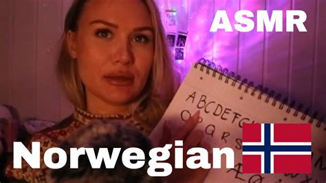 Asmr Teaching You Norwegian Norwegian Lesson Youtube