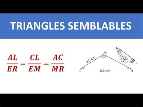 Smartprof Triangles Semblables Cours Me Ann E Coll Ge Apic Biof