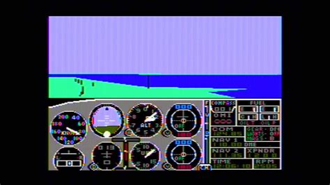 Playing Microsoft Flight Simulator V2 12 On An IBM PC YouTube