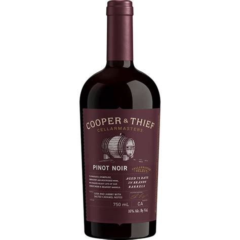 Pinot Noir Cooper And Thief American Red Wine