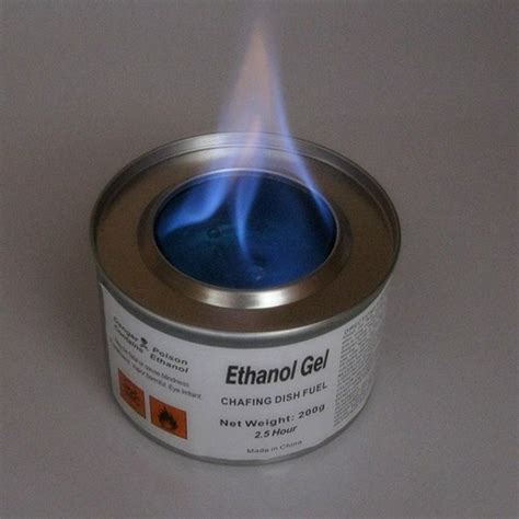 Sterno Canned Heat Ethanol Gel Chafing Fuel Canned Blue Gel Fuel 72