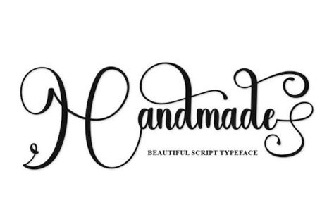 Handmade Calligraphy Font