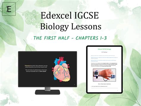 Edexcel Igcse Biology Lessons Chapters 1 3 Teaching Resources