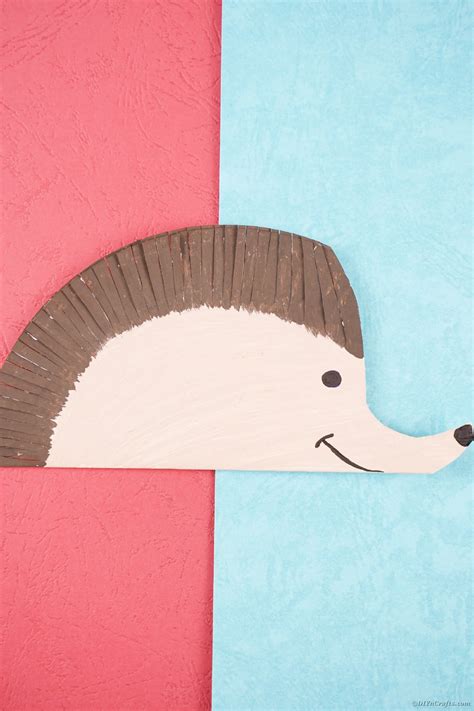 Adorable Paper Plate Hedgehog Kids Craft Diy And Crafts